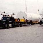 Millwright work- Tank 14x70ft was moved over 200km from Milverton to Fort Erie.