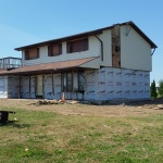 House set to be demolished sat on property attached to Kincardine Airport. Contractor purchased and moved to Inverhuron