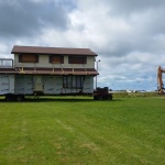 House set to be demolished sat on property attached to Kincardine Airport. Contractor purchased and moved to Inverhuron