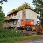 House set to be demolished sat on property attached to Kincardine Airport. Contractor purchased and moved to Inverhuron