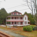 40x40ft unique cottage in Southampton was centred of a large lot. Developer wanted to house unique cottage moved to the side to side divided property into 2 lots, to build a brand new house.