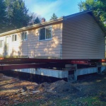 24x36 cottaged raised to have a crawlspace foundation poured.