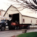 Works department shed for for Saugeen Township 32x48 was relocation to the far side of the property.